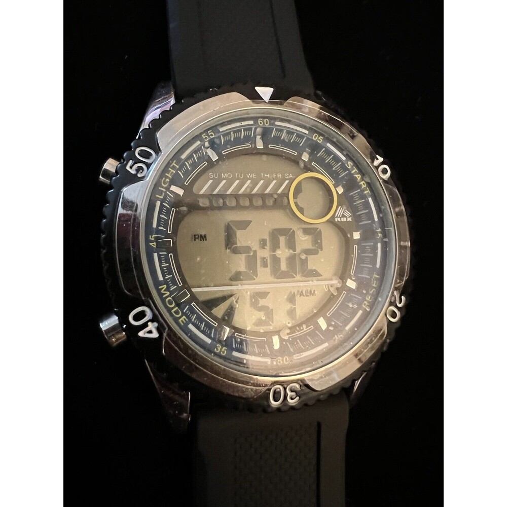 RBX Watch 46 mm Plastic On Front And Back Of Watch